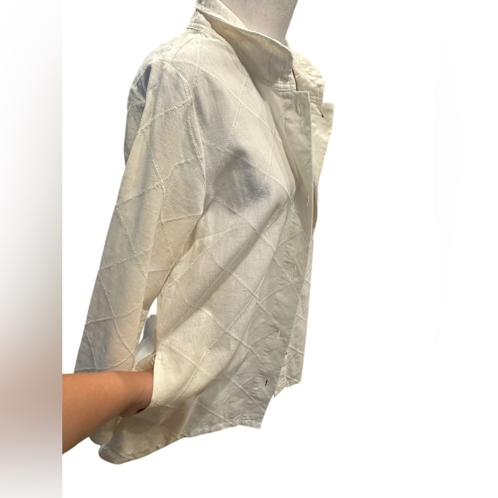 Soft Surroundings button down jacket size M NWT - image 4